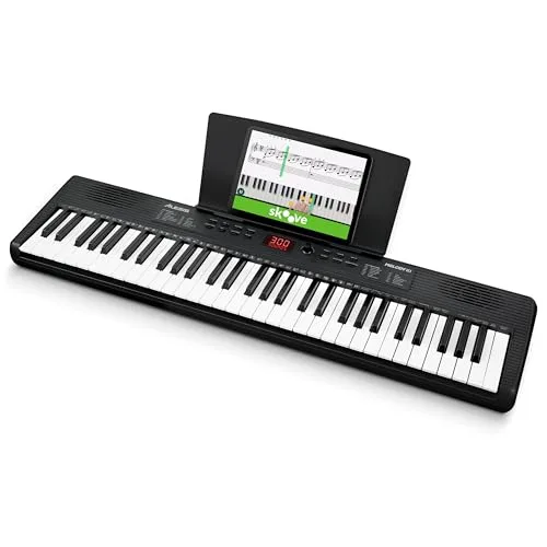Alesis Melody 61 Piano Numérique 61 Touches pour Débutants avec Haut-P